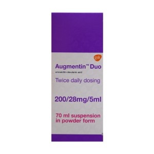 AUGMENTIN DUO 228.5 MG SUSP 70 ML
