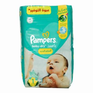 PAMPERS BABY DRY 1 2-5 KG 60 DIAPERS