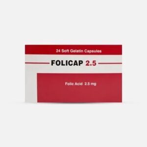 FOLICAP 2.5 MG 24 CAP