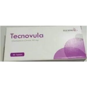TECNOVULA 50 MG 20 TAB