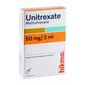 UNITREXATE  50 mg  5 VIAL / 2 ML