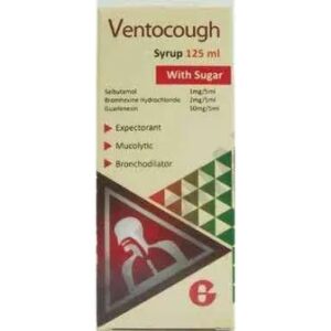VENTOCOUGH WITH SUGAR SYRUP 125  ML