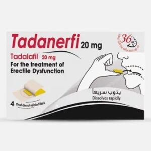 TADANERFI 20 MG 4 ORAL DISSOLVABLE FILMS