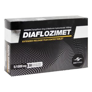 DIAFLOZIMET 5/1000 MG 30 TAB