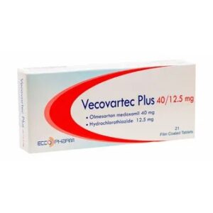 VECOVARTEC PLUS 40/12.5 MG  21  TAB