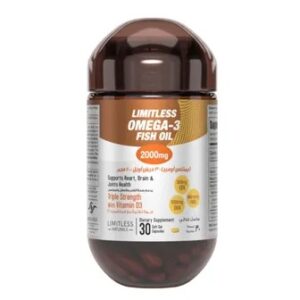 LIMITLESS OMEGA-3 FISH OIL 2000 MG 30 CAP