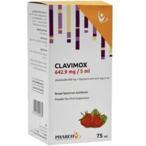 CLAVIMOX 642.9 MG/5ML SUSP