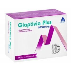 GLAPTIVIA PLUS 50/1000 MG 30 TAB