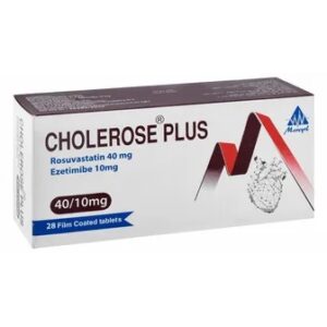 CHOLEROSE PLUS 40/10 MG TAB