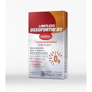 LIMITLESS OSSOFORTIN D3 5000 IU 30 TAB