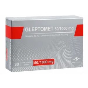 GLEPTOMET 50/1000 MG 30 TAB