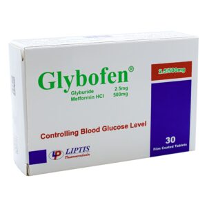 GLYBOFEN 2.5/500 MG 30 TAB