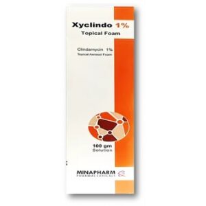 XYCLINDO 1% TOPICAL AEROSOL FOAM 100 GM