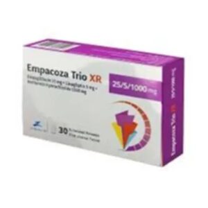 EMPACOZA TRIO XR 25/5/1000 MG 30 TAB