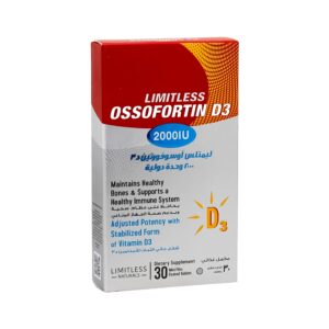 LIMITLESS OSSOFORTIN D3 2000 IU 30 TAB