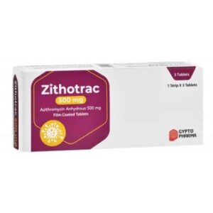 ZITHOTRAC 500 MG 3 TAB