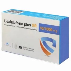 DEXIGLOFOZIN PLUS XR 10/1000 MG 30 TAB