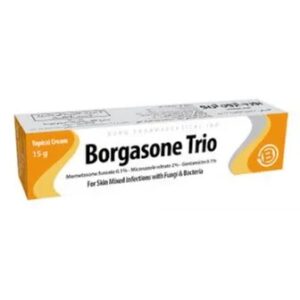 BORGASONE TRIO CREAM 15 GM