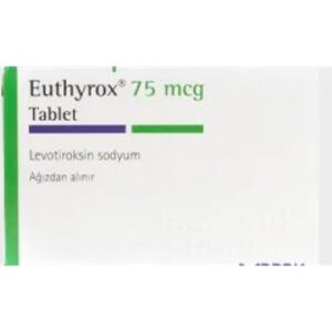 EUTHYROX 75 MG 100 TAB