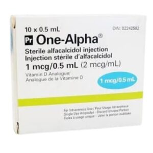 ONE-ALPHA 1 MCG/ 0.5 ML 10 AMP