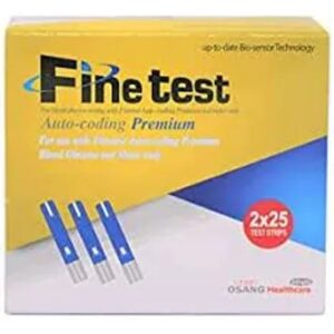 FINE TEST BLOOD GLUCOSE TEST 50 STRIP