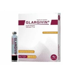 GLARGIVIN 100 UNITS 5 CARTRIDGES